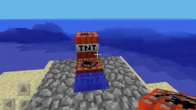 How to Build a TNT cannon in Minecraft PE [TUTORIAL] смотреть онлайн