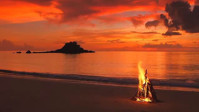 СИЛЬНАЯ МЕДИТАЦИЯ. ИСЦЕЛЕНИЕ ОТ БОЛЕЗНЕЙ ЭНЕРГИЕЙ ОГНЯ. ЗВУКИ МОРЯ И КОСТРА смотреть онлайн