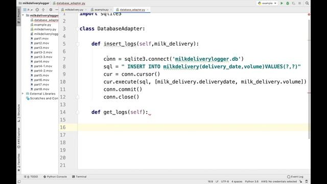 Milk Delivery Logger E3 | Architecting Code смотреть онлайн