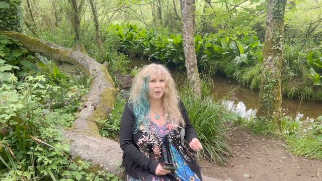 Oracle Reading with Karen Kay next to a secret magical woodland stream ~ Oracle of the Fairies смотреть онлайн