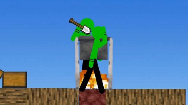 Салатовый варит суп