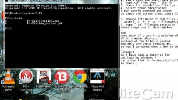 Remove virus via cmd (pendrive virus or any virus autorun.inf example) it will delete all!!!!1