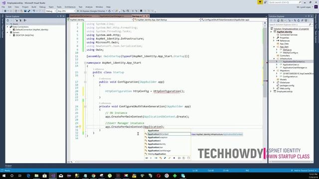 Asp Net Identity Creating Owin Startup Class смотреть онлайн