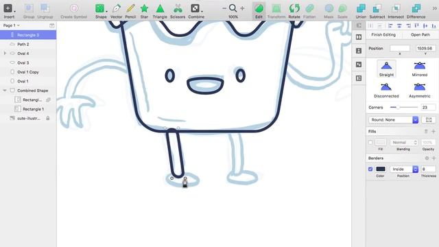 Cupcake Illustration using Sketch 3 App смотреть онлайн