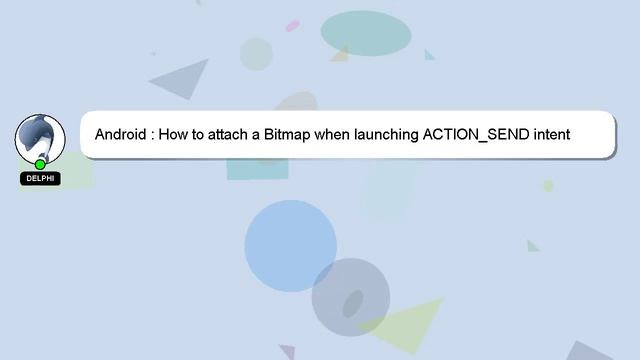 Android : How to attach a Bitmap when launching ACTION_SEND intent смотреть онлайн