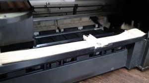 Epson l120 пачкает лист. печатает пятна, мажет черным.