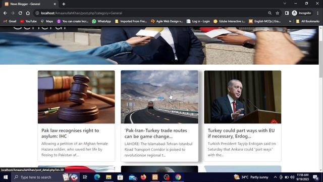 News Blogger Application Live Demo developed using PHP Web Development смотреть онлайн