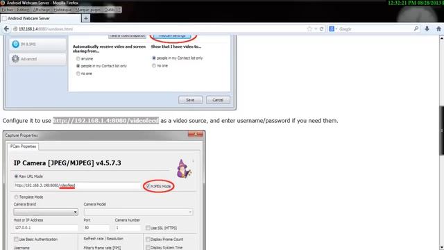 IP Webcam Android смотреть онлайн