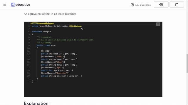 MongoDB Intro: 53 Utilizar las Capacidades del Driver de MongoDB para Mapear a Objetos C# смотреть онлайн
