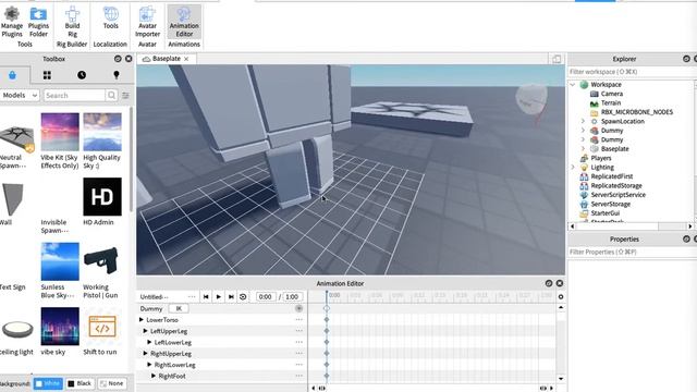 Roblox Studio Tutorial pt.1, How to animate smoothly смотреть онлайн