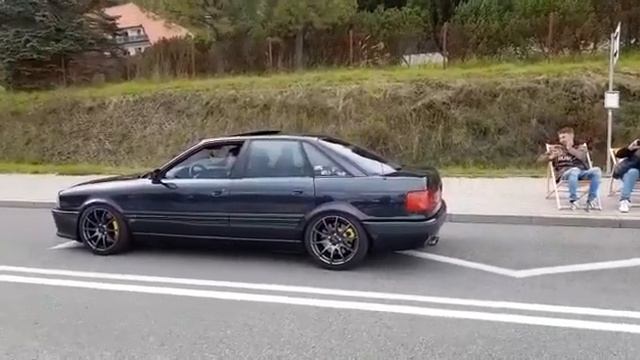 Audi 80 B4 quattro 2.7 Single Turbo Launch Control LC 510hp mountain haste 21 polish Wörthersee смотреть онлайн