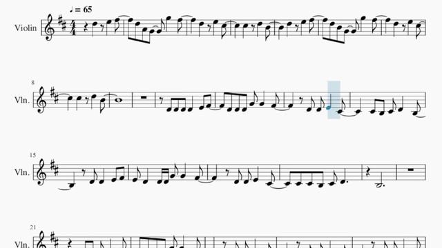 SUPER EASY Violin Sheet Music: How to play Another Love  by Tom Odell