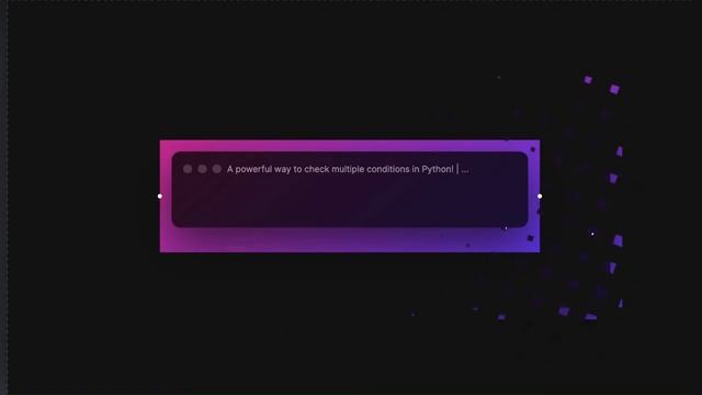 A powerful way to check multiple conditions in Python смотреть онлайн