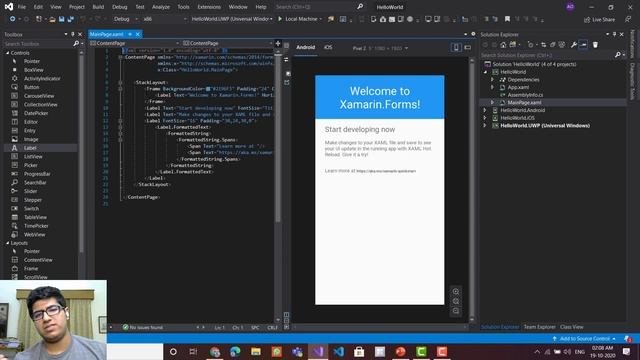 Hello World With Xamarin.Forms смотреть онлайн