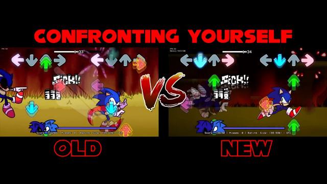 FNF': Sonic.exe Ring Of Despair - Confronting Yourself (Old Vs New) (cys covers comparison) смотреть онлайн