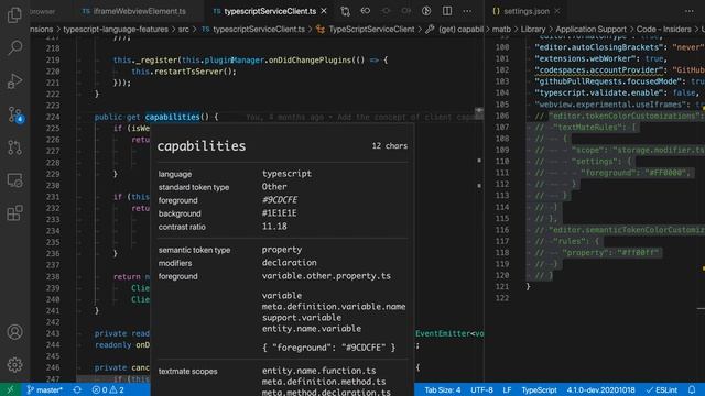 VS Code tips — The "Developer: Inspect editor tokens and scopes" command смотреть онлайн