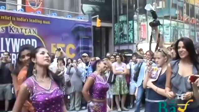 World's 1st Bollywood Flash Mob New York City Times Square | BAX NYC смотреть онлайн