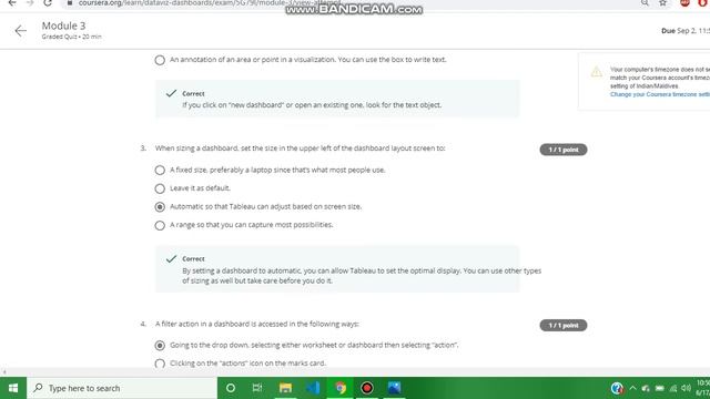 Creating dashboard and story telling with tableau week 3 quiz answer key || coursera course tableau смотреть онлайн