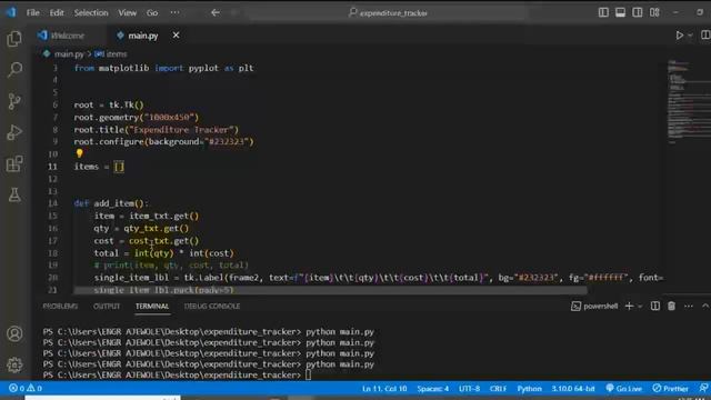 Part 7 - Expenditure Tracker App Development with Python Tkinter, Pandas, Matplotlib and Scipy. смотреть онлайн