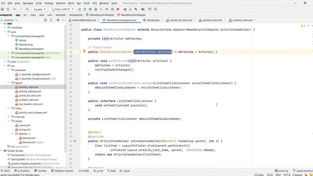 Creating Android News App with Guardian API - Arabic (3) смотреть онлайн