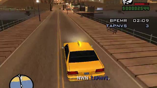 Профессия таксиста в GTA San Andreas! смотреть онлайн