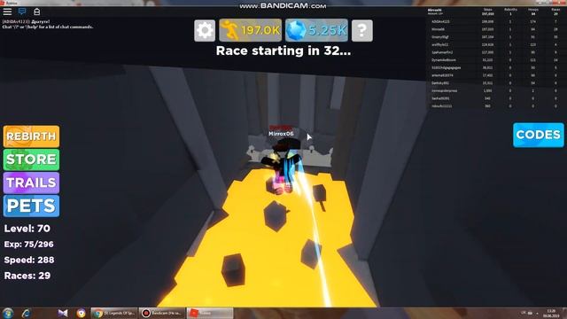 Новй симулятор скорости!Legends Of Speed!Roblox Simulator смотреть онлайн