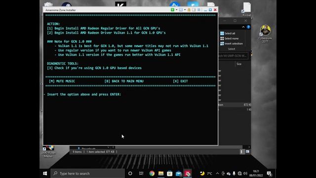 Installing NimeZ 21.12.1 modded AMD Radeon drivers as fast as possible смотреть онлайн