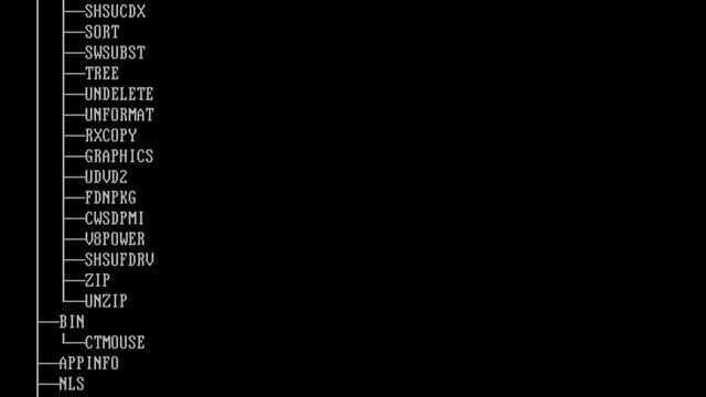 Using FreeDOS - CD and DIR смотреть онлайн