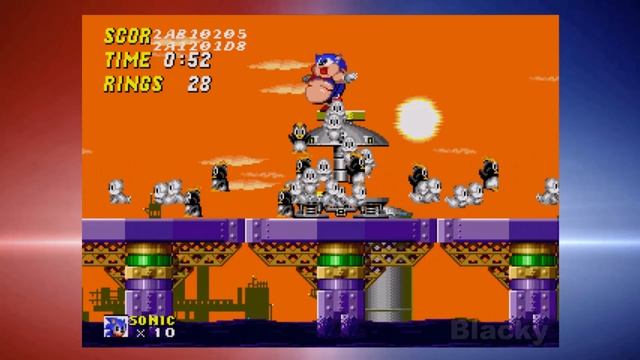 Sonic 2 XL Fat Super Sonic VS All Bosses (No Damage) смотреть онлайн