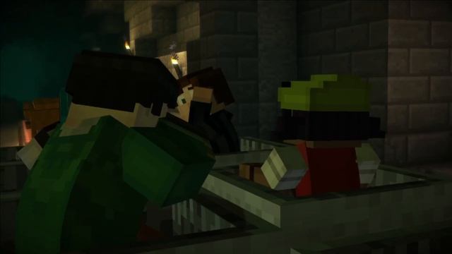 ПОБЕДИЛИ ИССУШАЮЩУЮ БУРЮ Minecraft Story Mode #5 смотреть онлайн