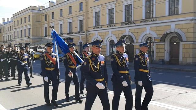 Колонна ГУАП на Параде Победы на Дворцовой площади 2019 смотреть онлайн