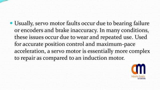 Servo Motor Repairs | Servo Drive Repair Services | Servo Motor Repair Near Me | CM Industry Supply смотреть онлайн