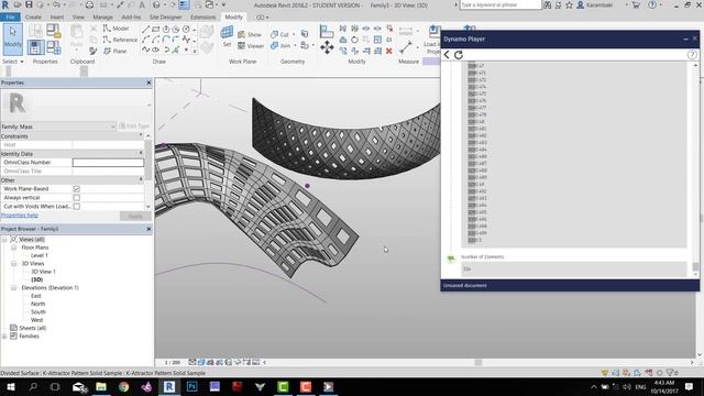Parametric Computational Designing Using Revit (K-Attractor)
