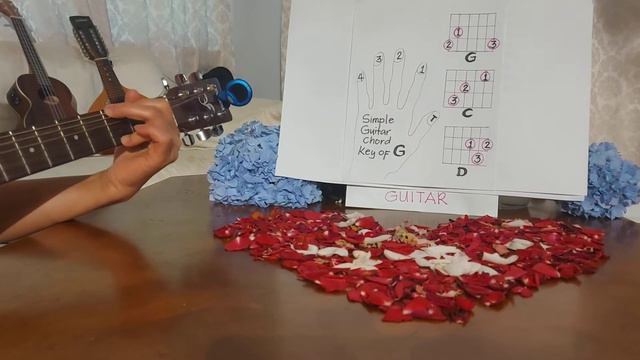 #guitar #tutorial 🎸🎸🎸🎸🎸GUITAR TUTORIAL SIMPLE CHORDS (G C D) "PAPER ROSES" смотреть онлайн