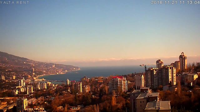 Ялта, Крым. День 2016-11-21 за 7 минут смотреть онлайн