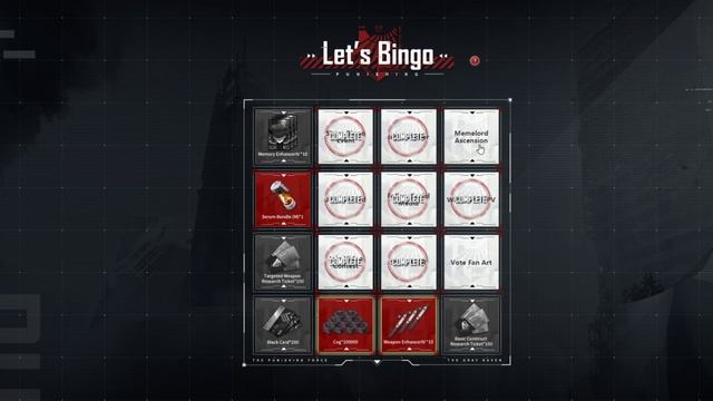 Punishing Gray Raven Bingo Event Answer & Redeem Code смотреть онлайн