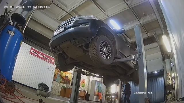Установка фаркопа на Toyota Land Cruiser 200 2016 год. ORIS (BOSAL), арт. 3054-A