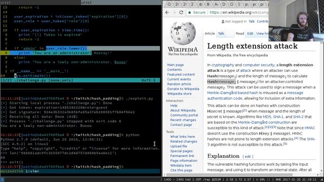 Computer Hacking - Hash padding attacks смотреть онлайн