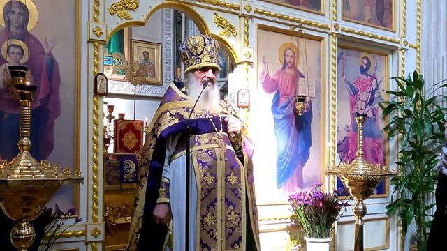 Поминальная родительская суббота. Слово архимандрита Амвросия (Макара) после литургии.19.03.2022 смотреть онлайн