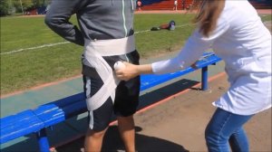 Растяжение мышц паха