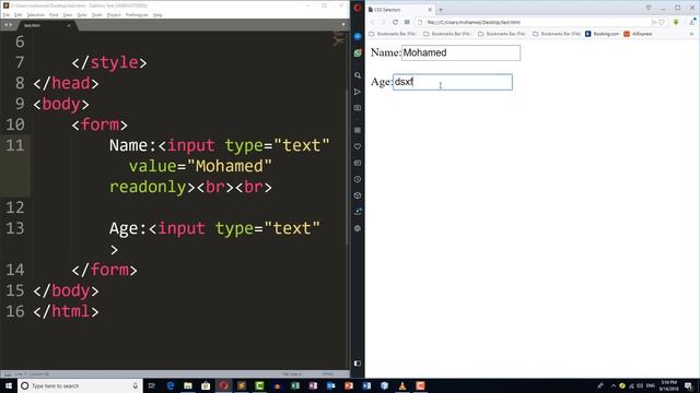 13- CSS ReadOnly and ReadWrite смотреть онлайн