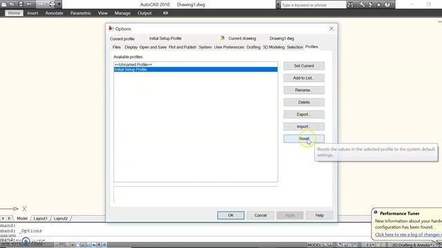 How to reset AutoCAD tool bar смотреть онлайн
