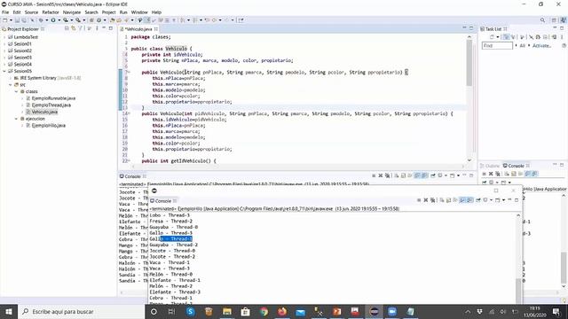 Curso Java - Sesión 05 Hilos y Base de datos смотреть онлайн