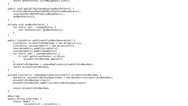 My version of Conway's Game of Life in Java смотреть онлайн