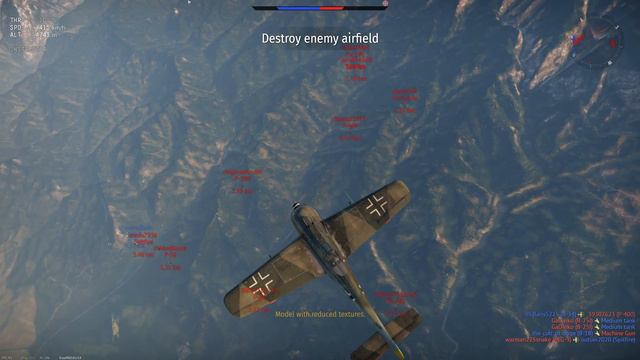 War Thunder gameplay with aircraft FW 190 A-1 смотреть онлайн