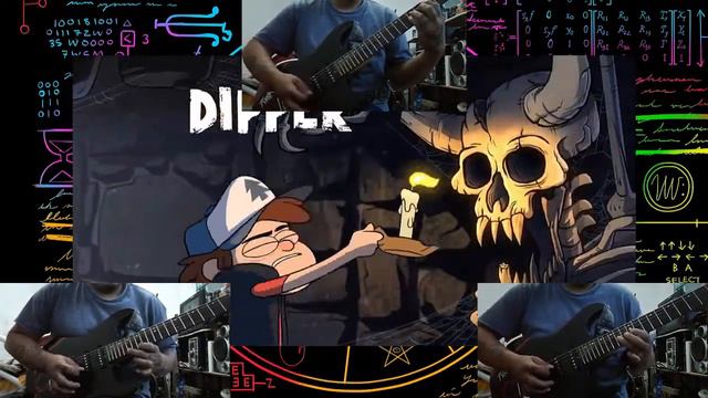 Gravity Falls - Intro Theme (Guitar cover) + Download tabs смотреть онлайн