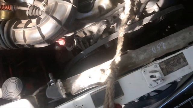 Установка в мерседес W116 мотора от 210 - 606Д часть3 смотреть онлайн