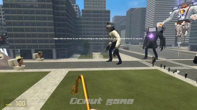 New WOMAN TV MAN vs New SKIBIDI TOILETS | Garry's Mod | with HealthBars смотреть онлайн