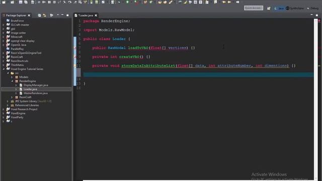 Java Voxel Engine Tutorial 1 - Rendering A Quad смотреть онлайн