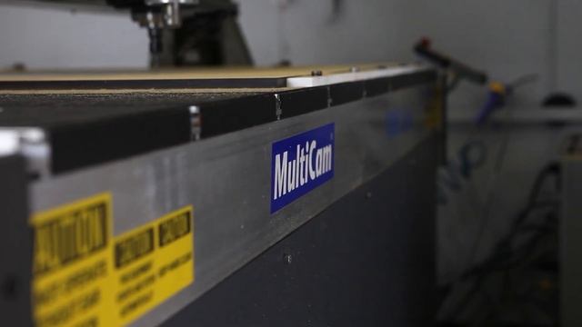 Фрезеровка пластика HPL на станке MultiCam смотреть онлайн